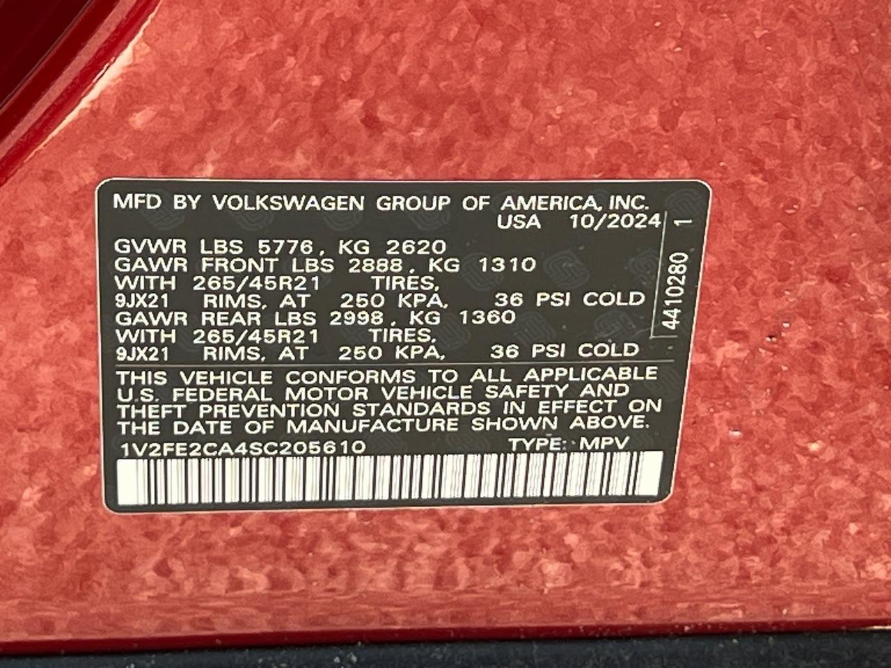 2025 Volkswagen Atlas Cross Sport 2.0T SEL Premium R-Line Hagerstown MD