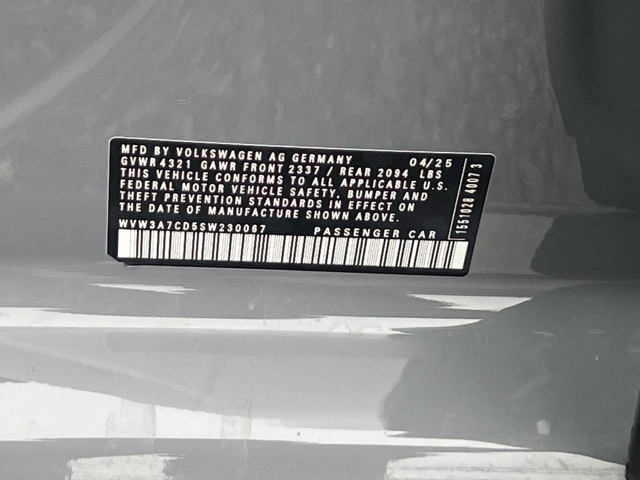 2025 Volkswagen Golf GTI 2.0T SE Hagerstown MD