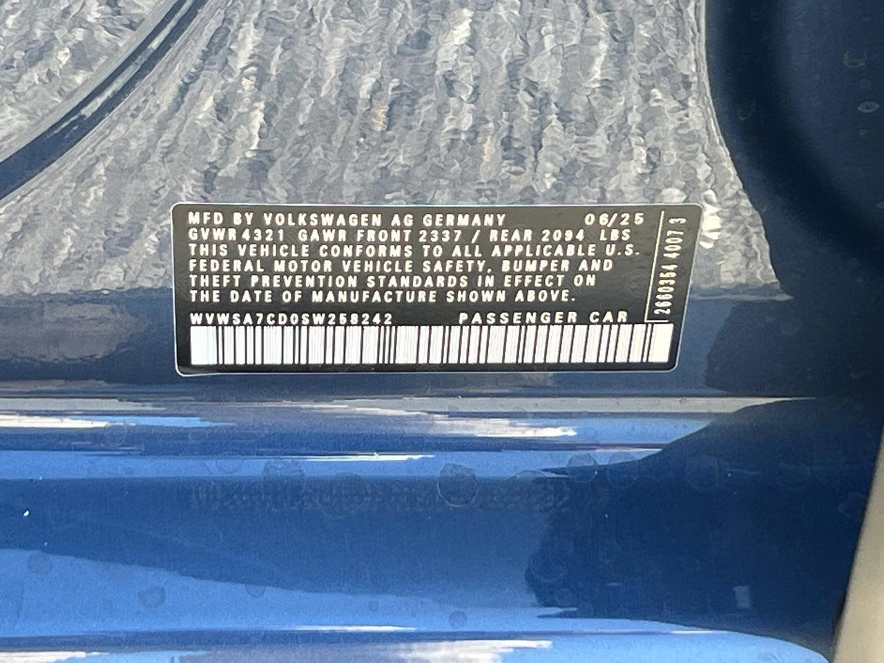 2025 Volkswagen Golf GTI 2.0T SE Hagerstown MD