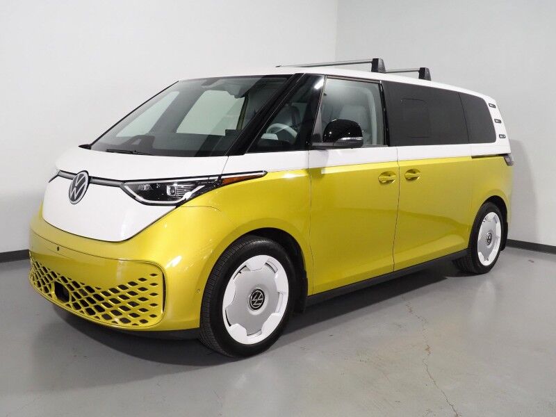 2025 Volkswagen ID. Buzz 1st Edition 4MOTION *NAVIGATION, ADAPTIVE CRUISE, SAFETY ALERTS, 360 CAMERAS, PANO GLASS ROOF, CLIMATE/MASSAGE SEATS, 2ND ROW CAPTAIN&apos;S, HARMAN/KARDON, WIRELESS CHARGING, ANDROID & APPLE Round Rock TX