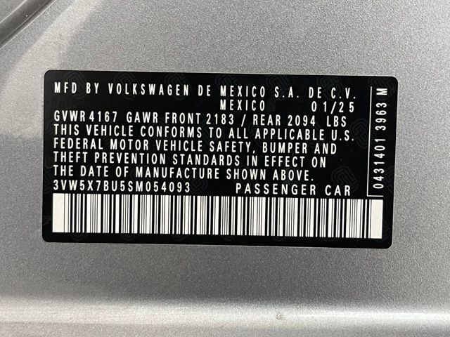 2025 Volkswagen Jetta 1.5T S Carrollton TX