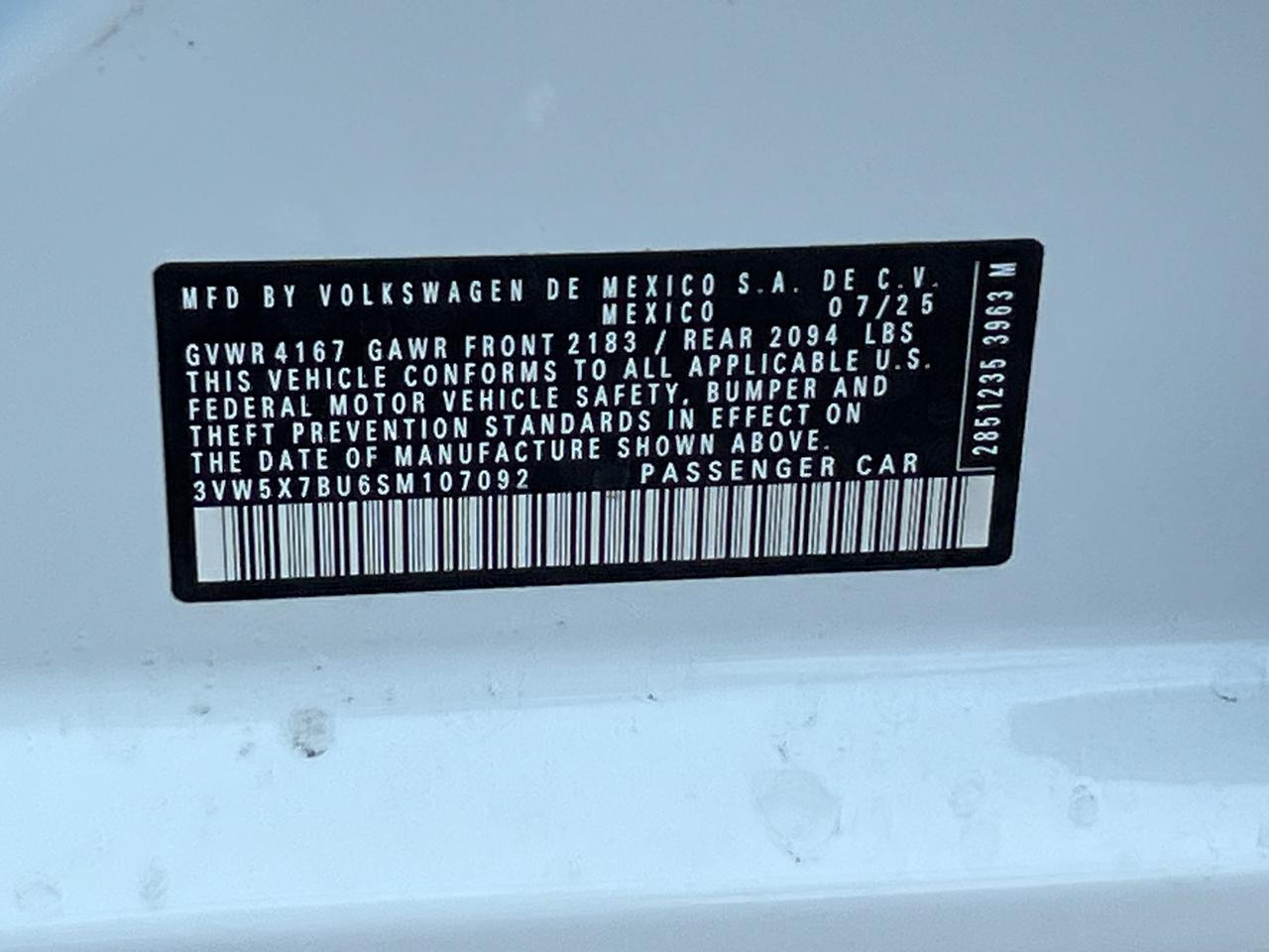 2025 Volkswagen Jetta 1.5T S Hagerstown MD