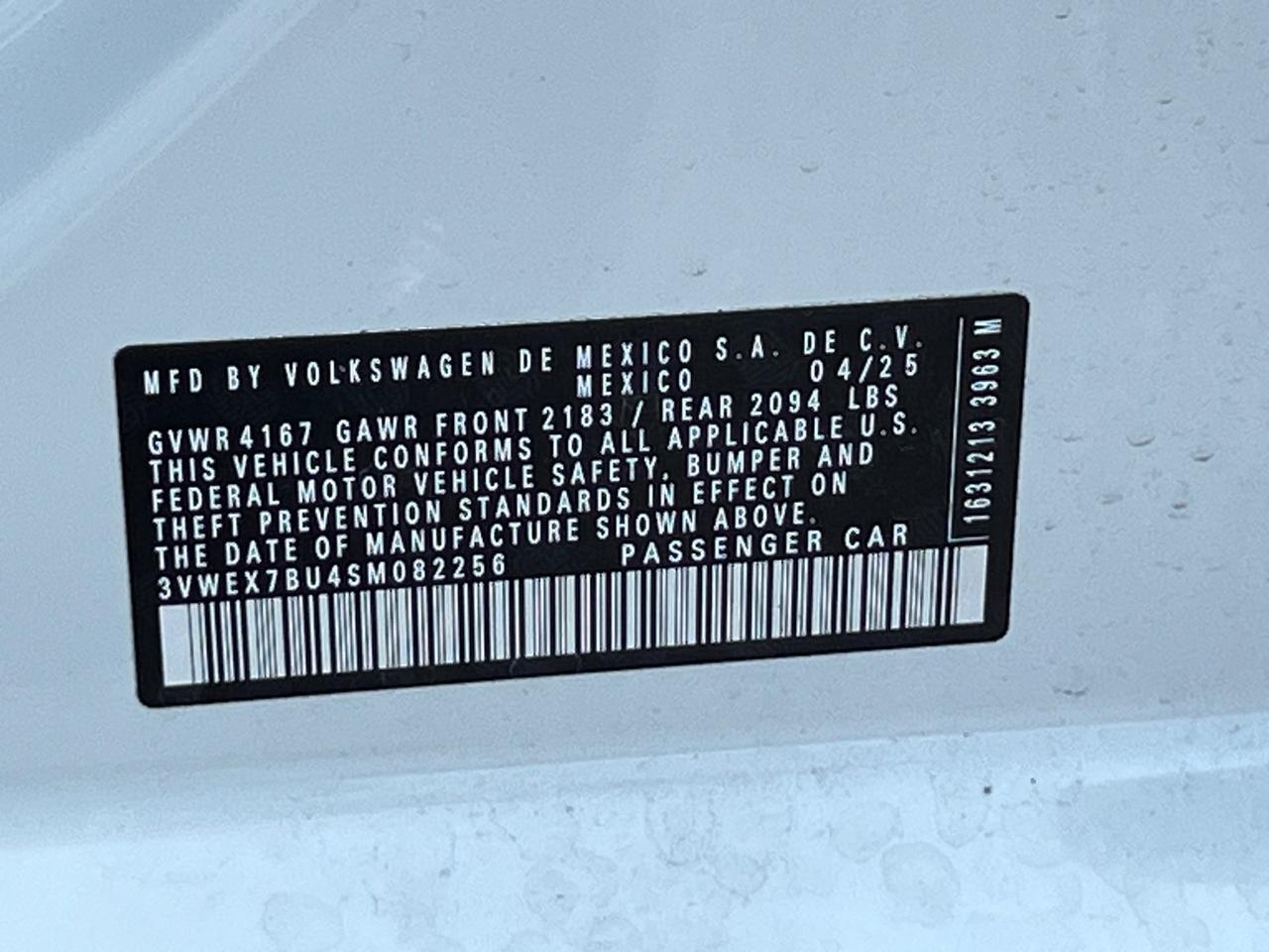 2025 Volkswagen Jetta 1.5T SE Hagerstown MD