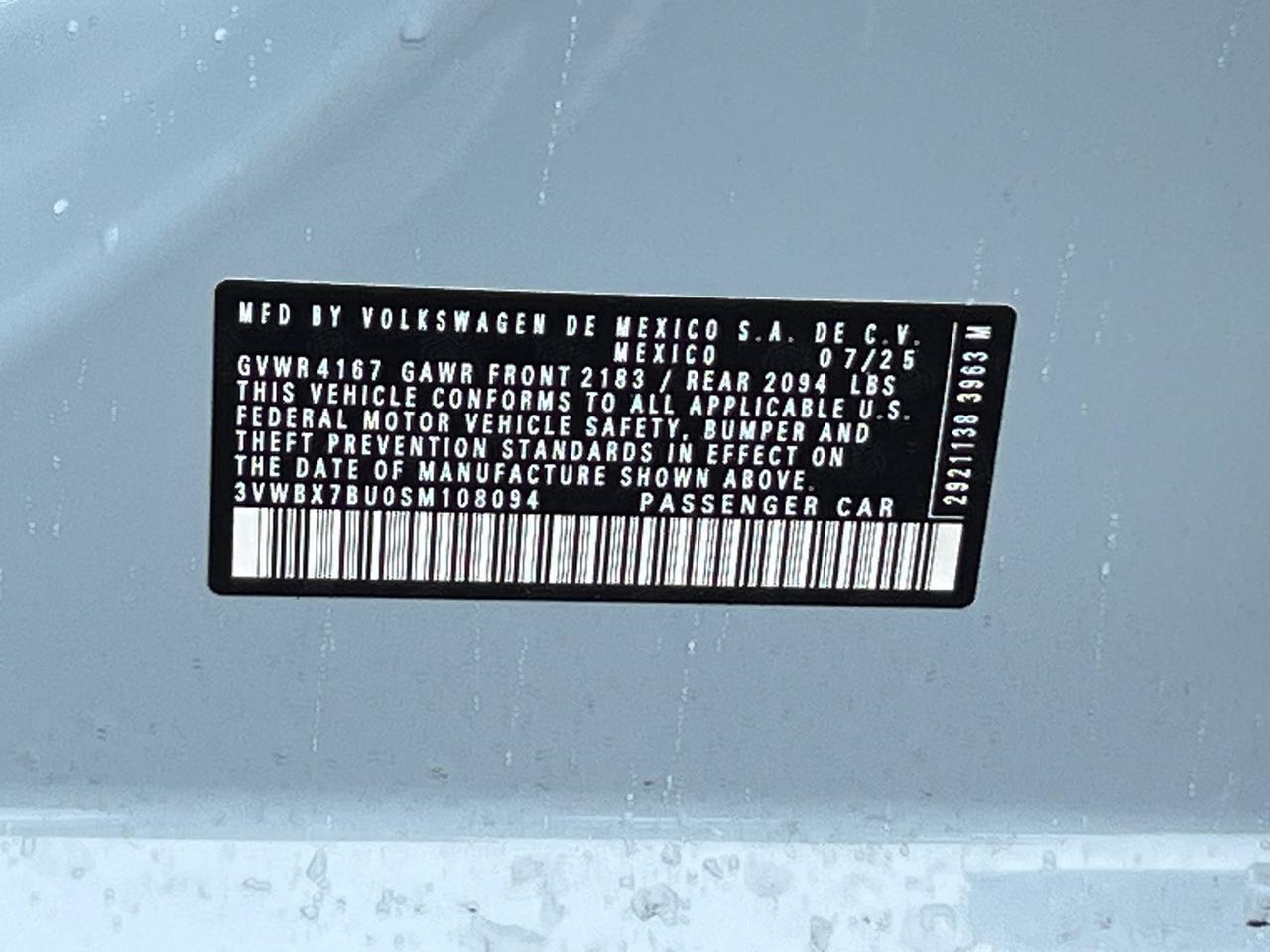 2025 Volkswagen Jetta 1.5T Sport Hagerstown MD