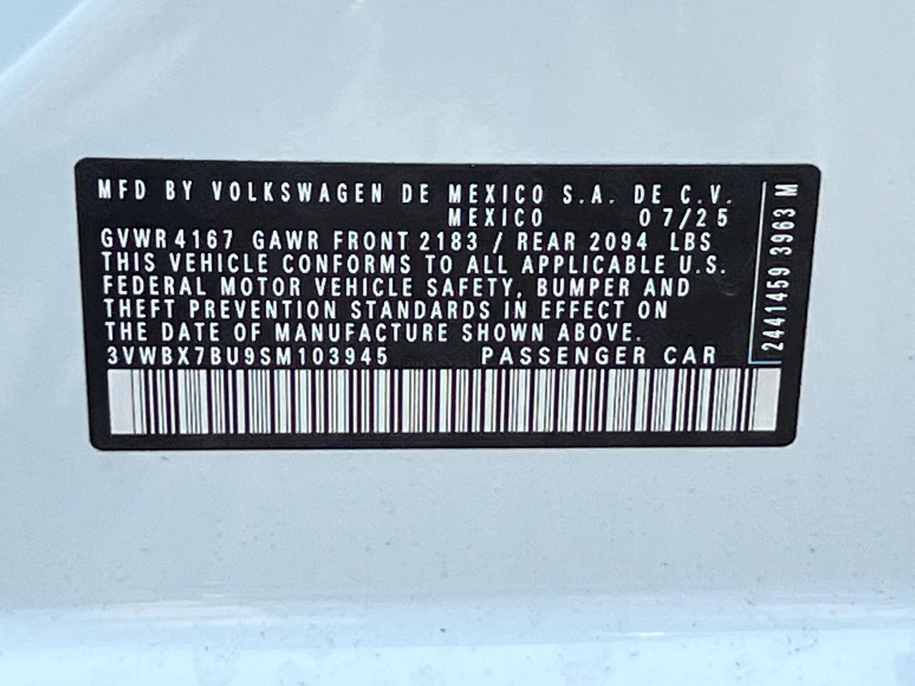 2025 Volkswagen Jetta 1.5T Sport Hagerstown MD