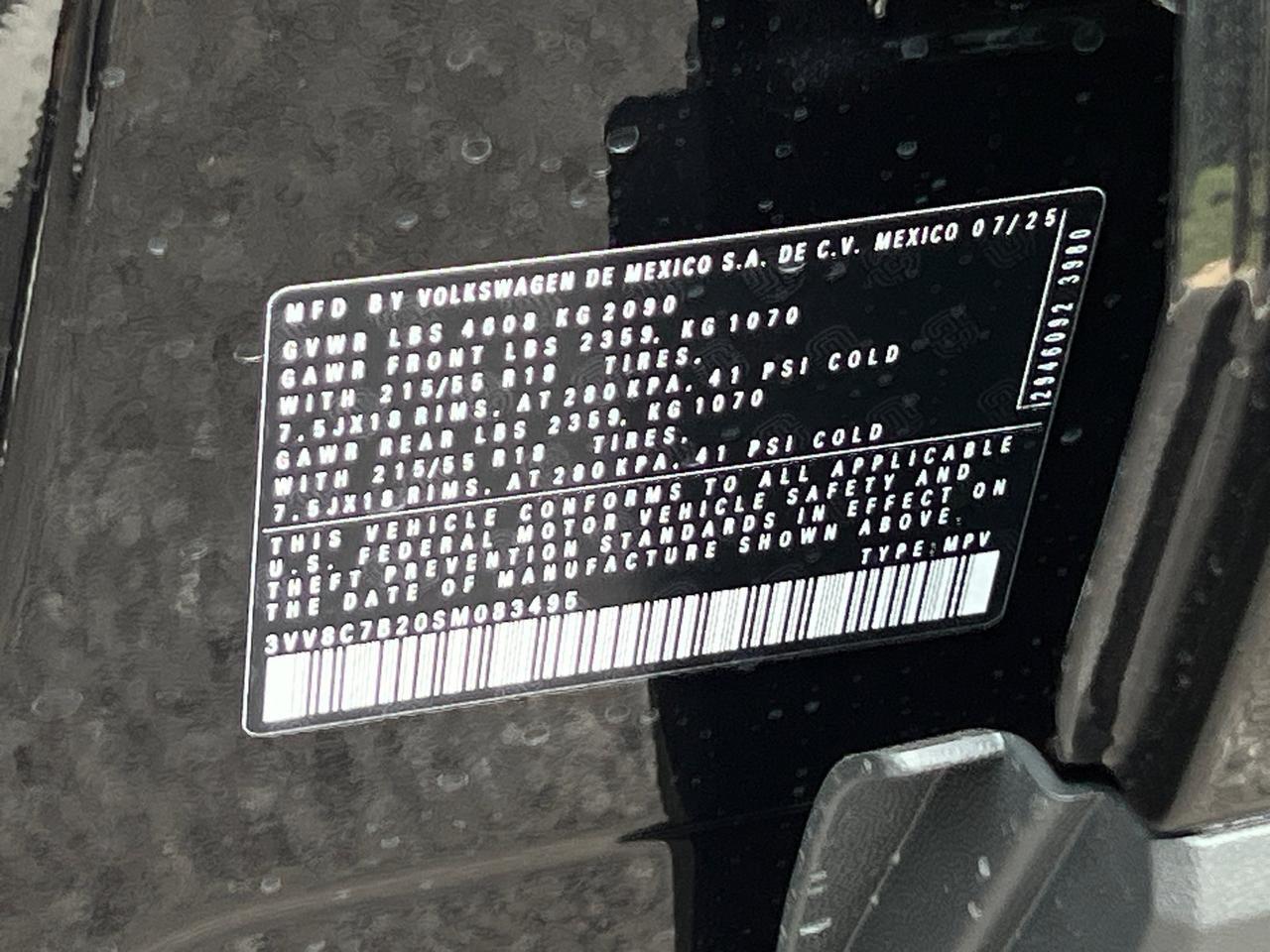 2025 Volkswagen Taos 1.5T S Hagerstown MD