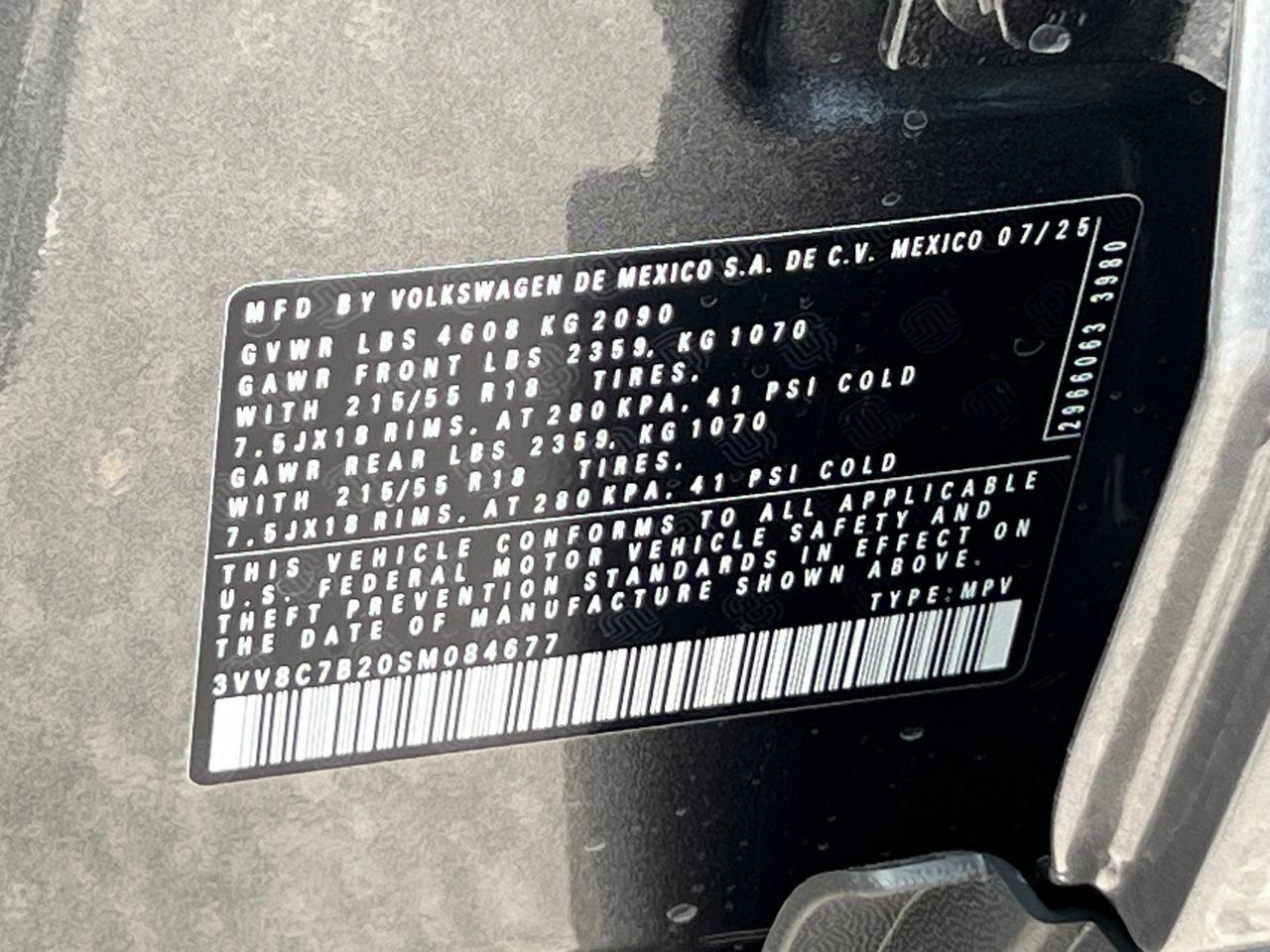 2025 Volkswagen Taos 1.5T S Hagerstown MD