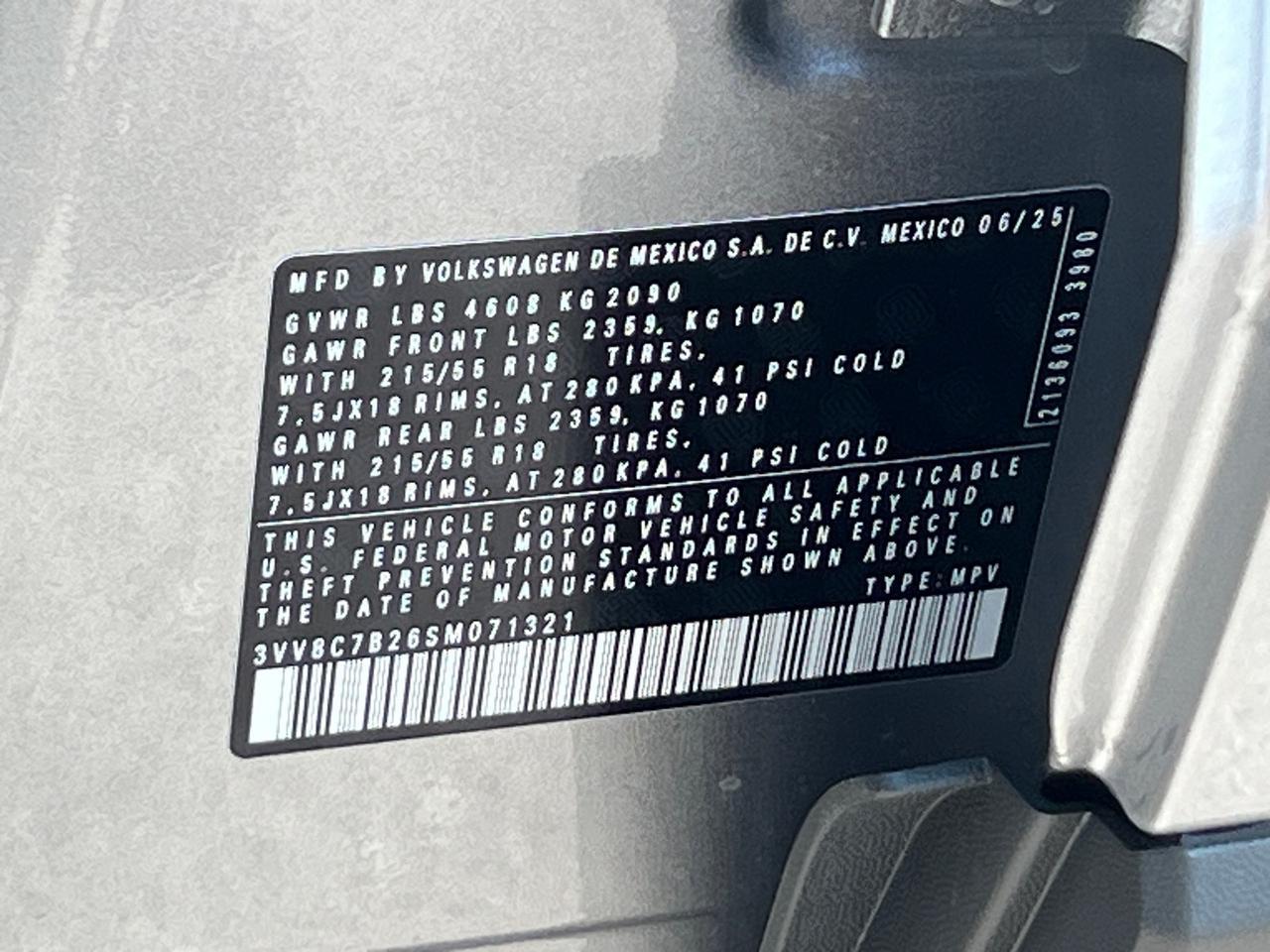 2025 Volkswagen Taos 1.5T S Hagerstown MD