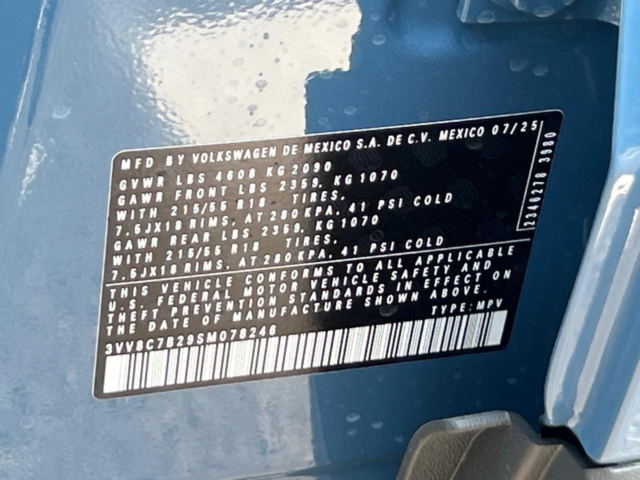 2025 Volkswagen Taos 1.5T S Hagerstown MD