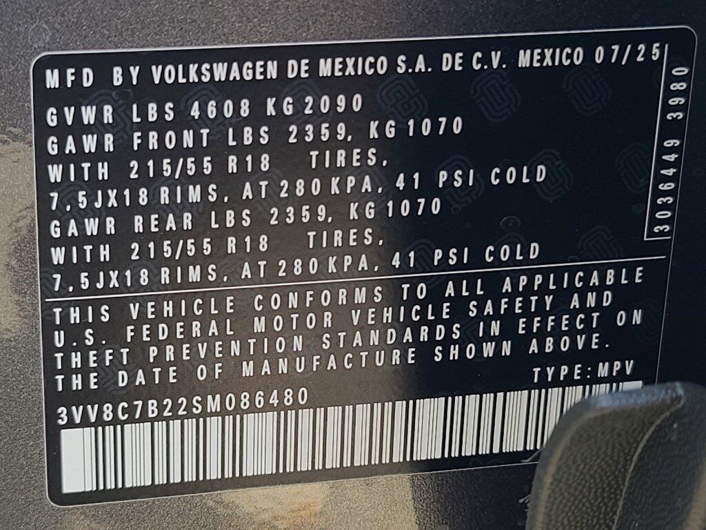 2025 Volkswagen Taos 1.5T S Springfield VA