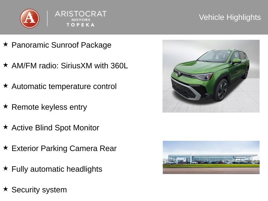 2025 Volkswagen Taos 1.5T SE San Clemente CA