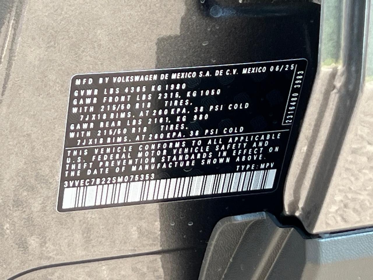 2025 Volkswagen Taos 1.5T SE Hagerstown MD