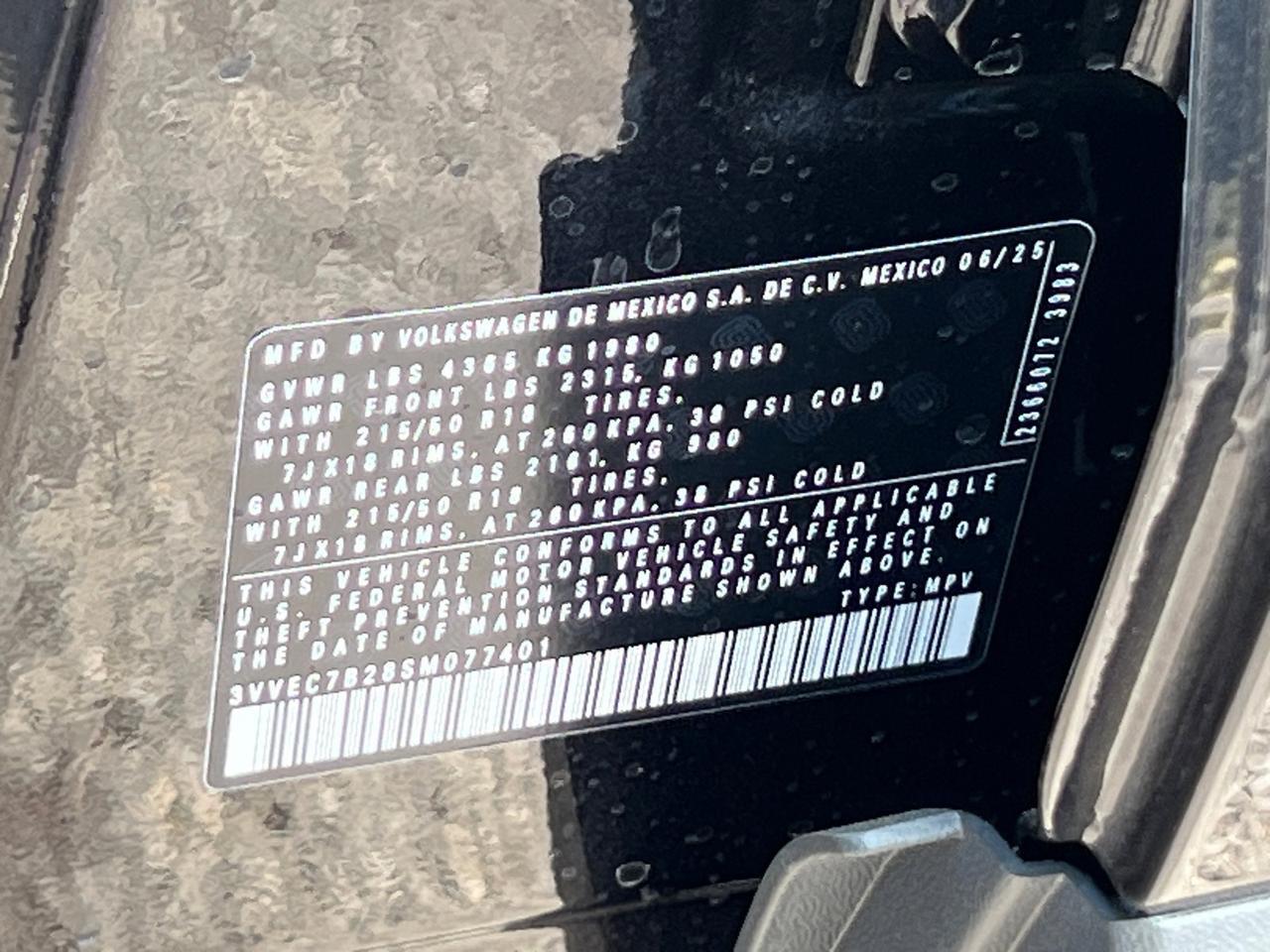 2025 Volkswagen Taos 1.5T SE Hagerstown MD