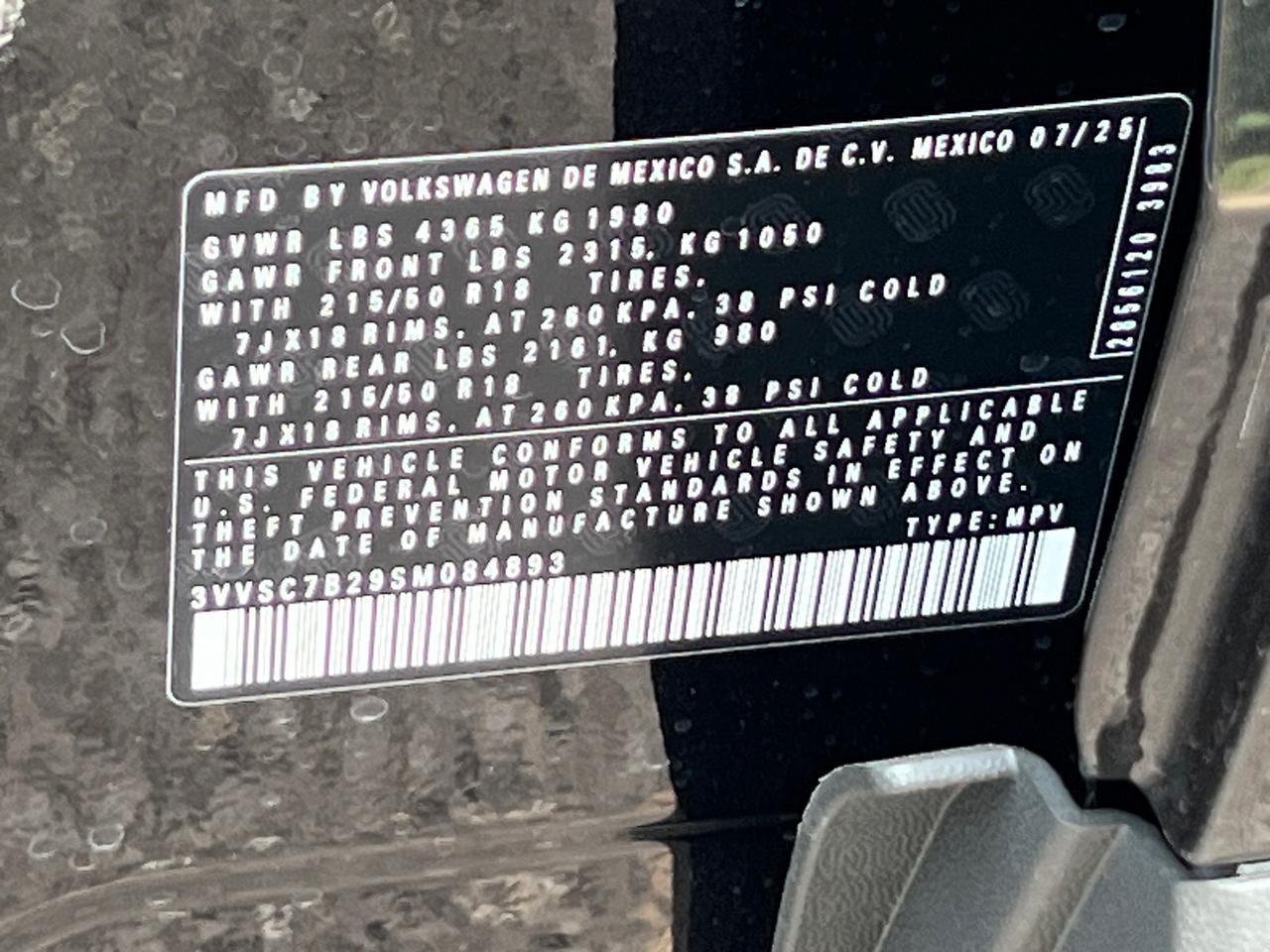 2025 Volkswagen Taos 1.5T SE Hagerstown MD