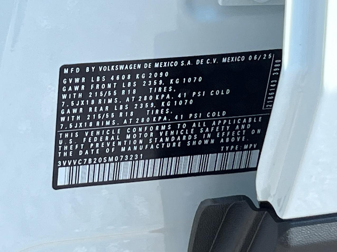 2025 Volkswagen Taos 1.5T SE Hagerstown MD