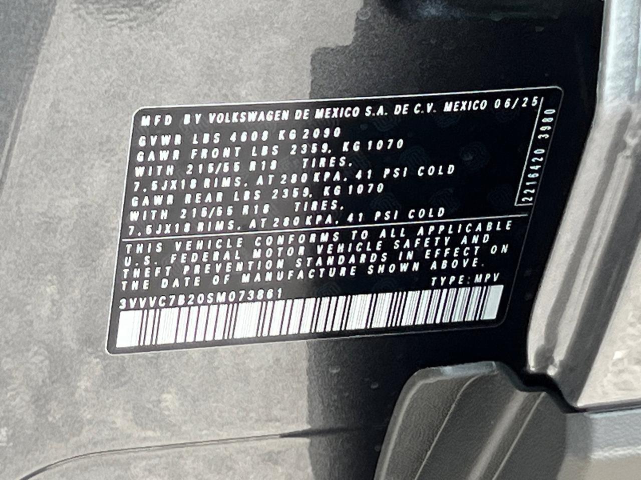 2025 Volkswagen Taos 1.5T SE Hagerstown MD