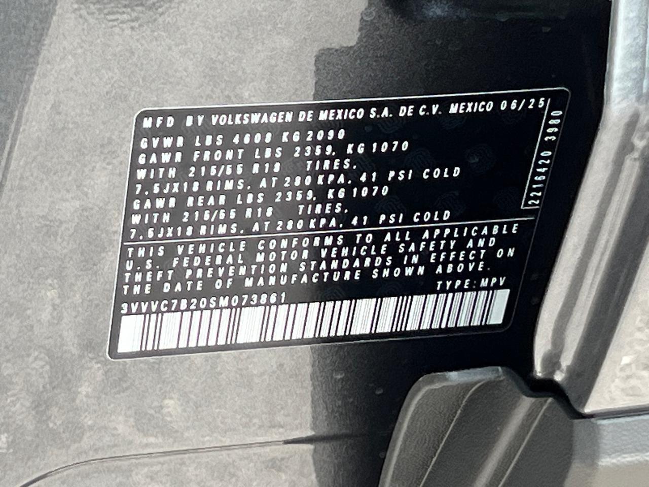 2025 Volkswagen Taos 1.5T SE Hagerstown MD