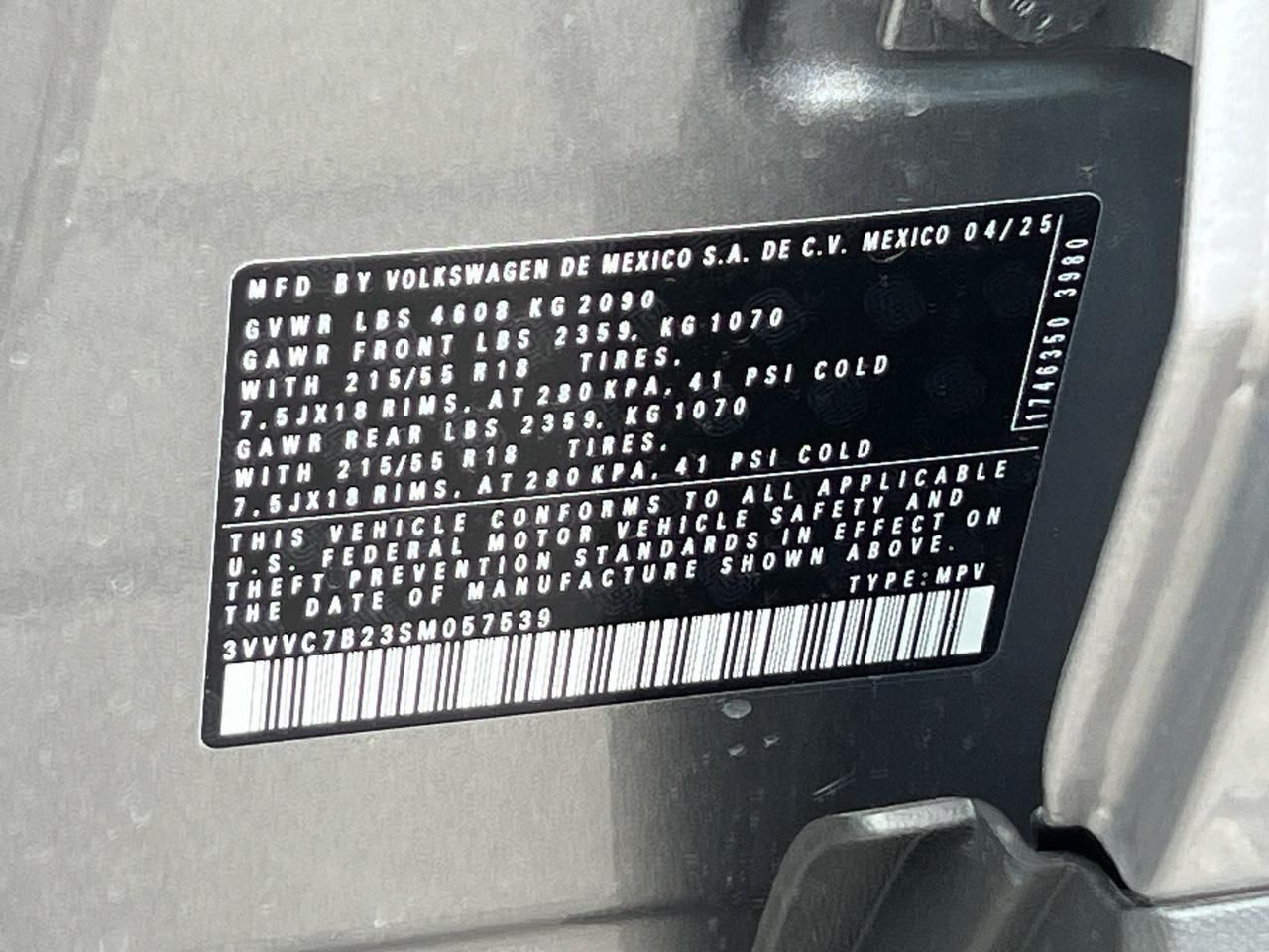 2025 Volkswagen Taos 1.5T SE Hagerstown MD