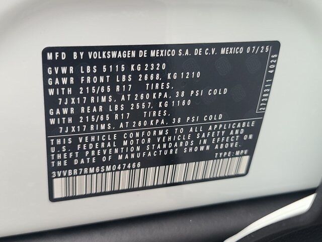2025 Volkswagen Tiguan 2.0T S Springfield VA