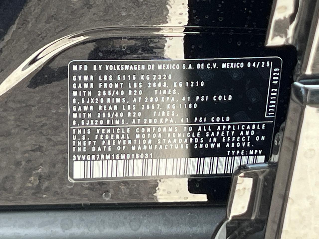 2025 Volkswagen Tiguan 2.0T SE R-Line Black Hagerstown MD