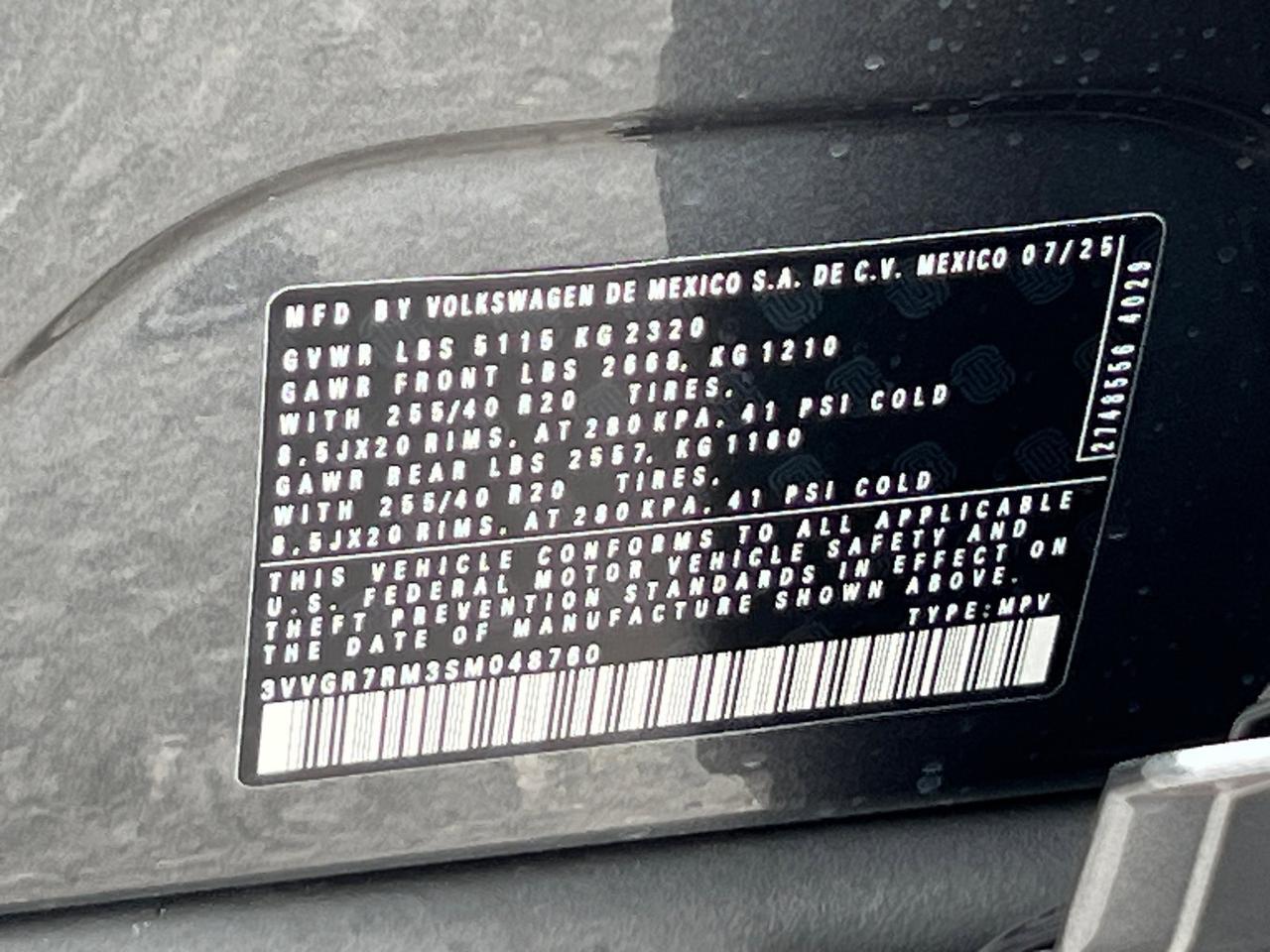 2025 Volkswagen Tiguan 2.0T SE R-Line Black Hagerstown MD