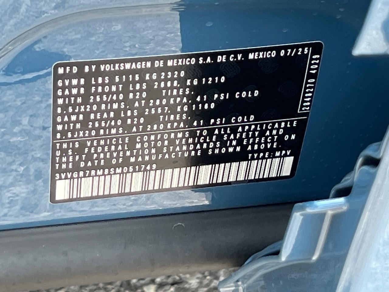 2025 Volkswagen Tiguan 2.0T SE R-Line Black Hagerstown MD