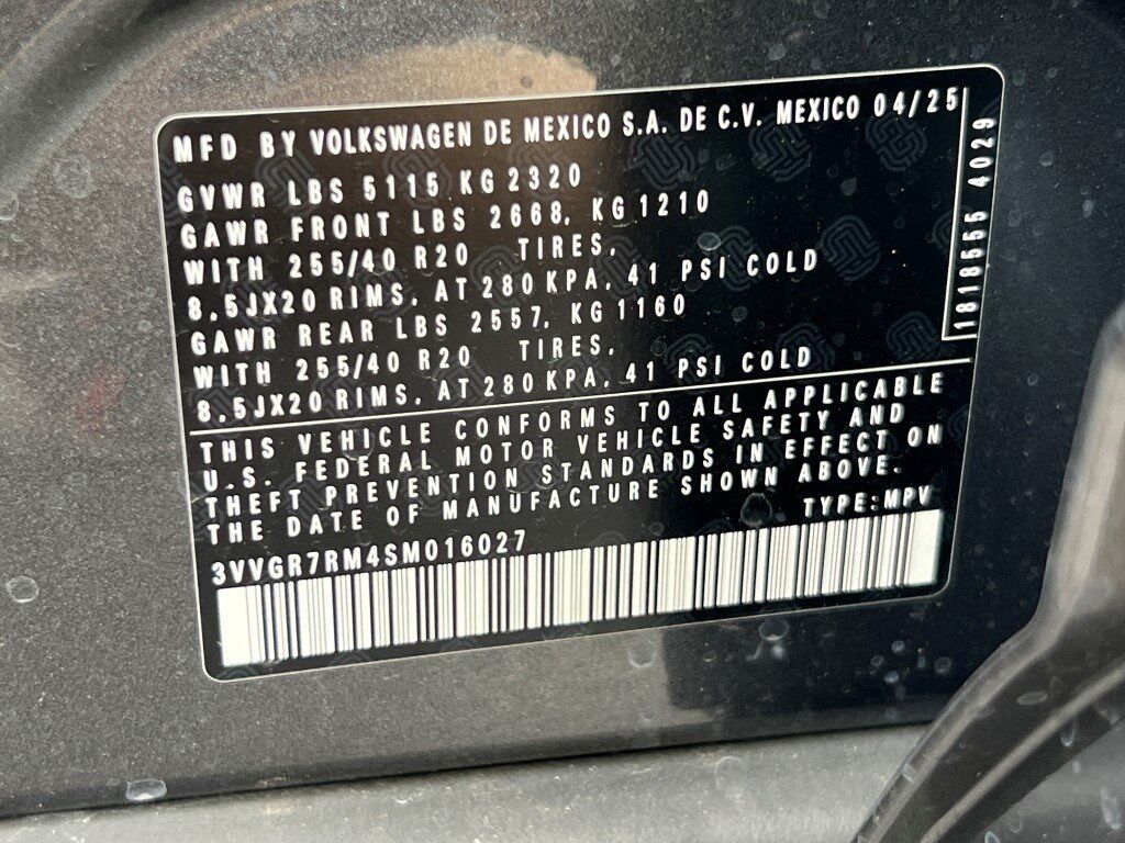 2025 Volkswagen Tiguan 2.0T SE R-Line Black Springfield VA