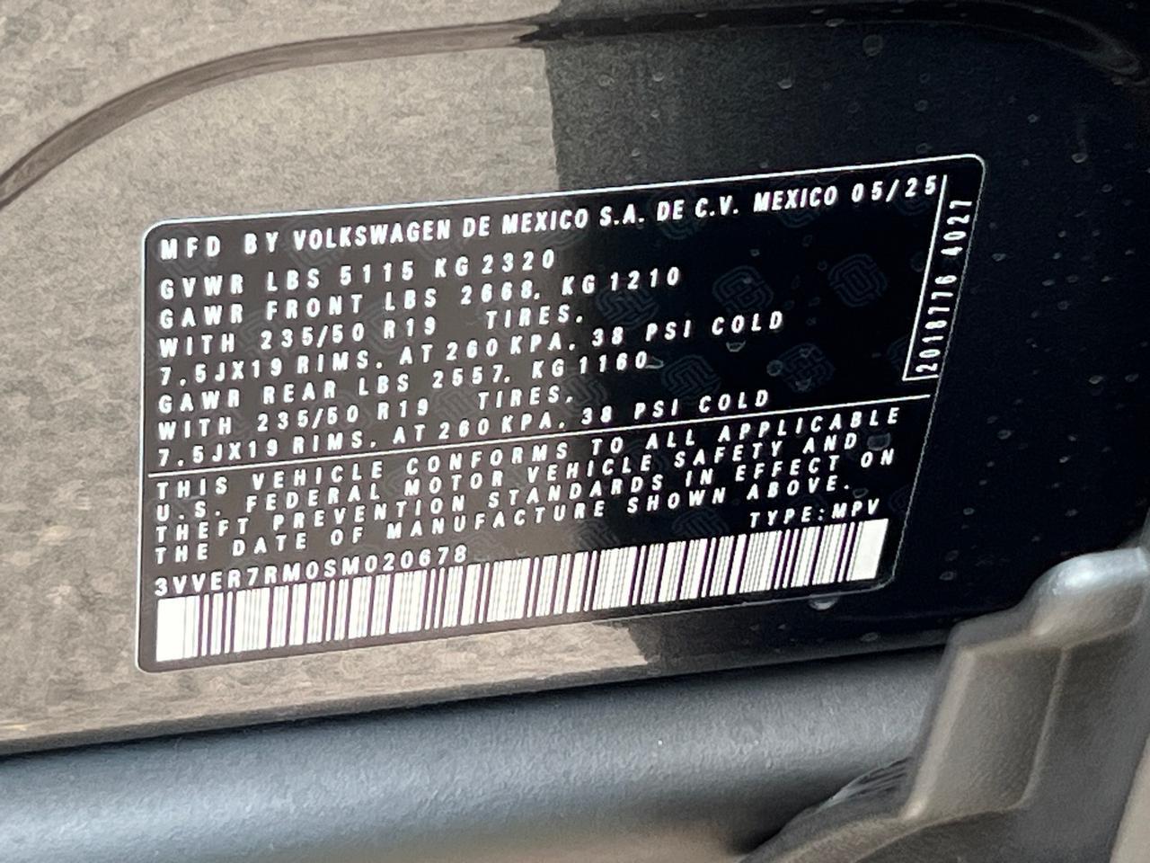 2025 Volkswagen Tiguan 2.0T SE Hagerstown MD