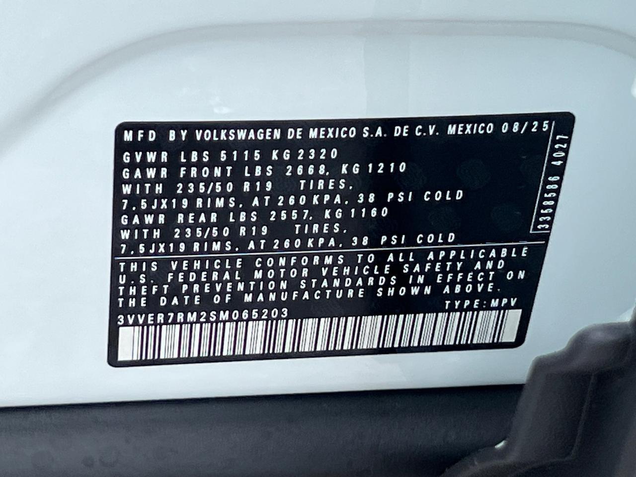 2025 Volkswagen Tiguan 2.0T SE Hagerstown MD