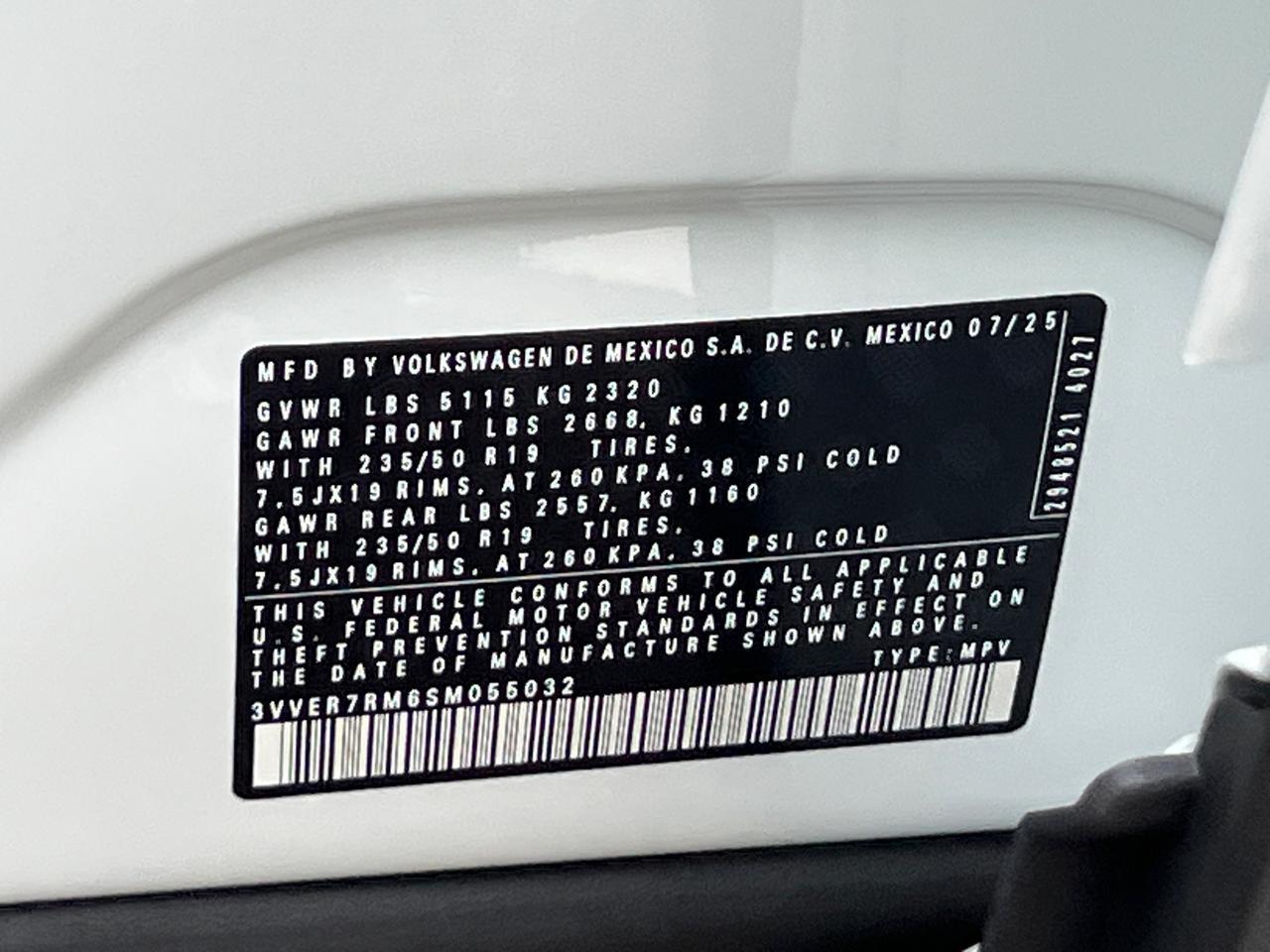 2025 Volkswagen Tiguan 2.0T SE Hagerstown MD