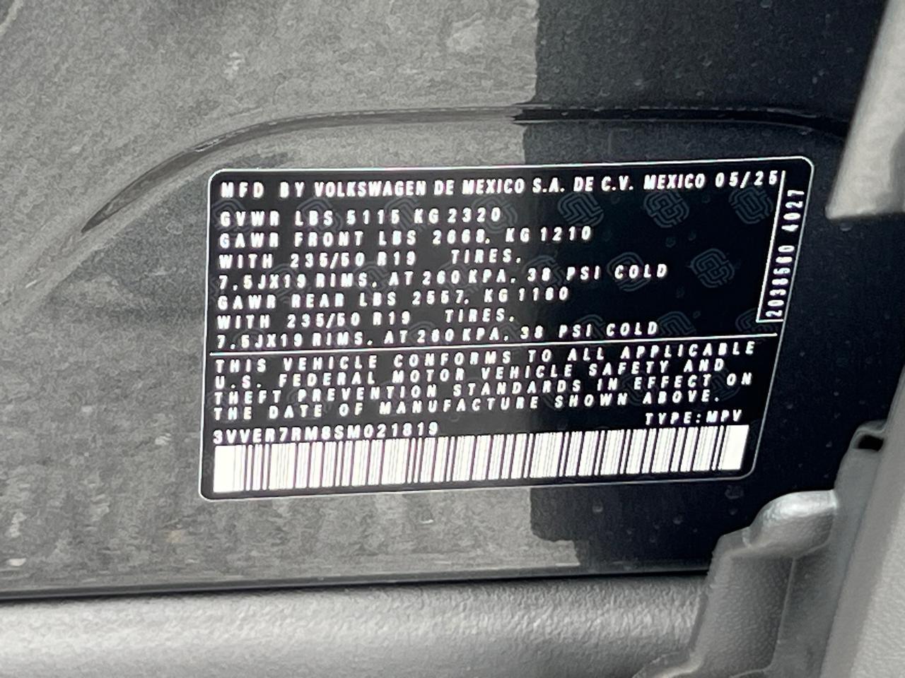 2025 Volkswagen Tiguan 2.0T SE Hagerstown MD