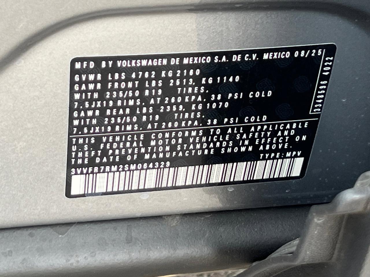 2025 Volkswagen Tiguan 2.0T SE Hagerstown MD