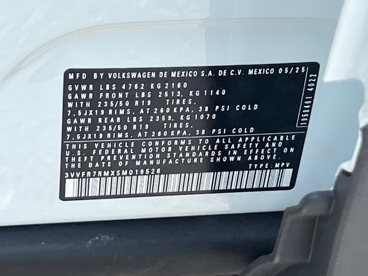 2025 Volkswagen Tiguan 2.0T SE Hagerstown MD