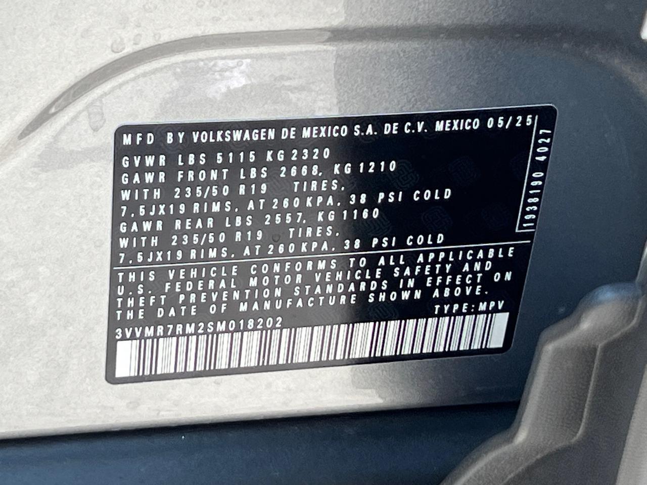 2025 Volkswagen Tiguan 2.0T SE Hagerstown MD