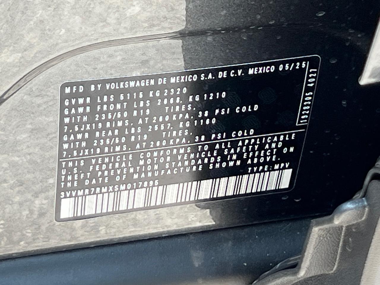 2025 Volkswagen Tiguan 2.0T SE Hagerstown MD