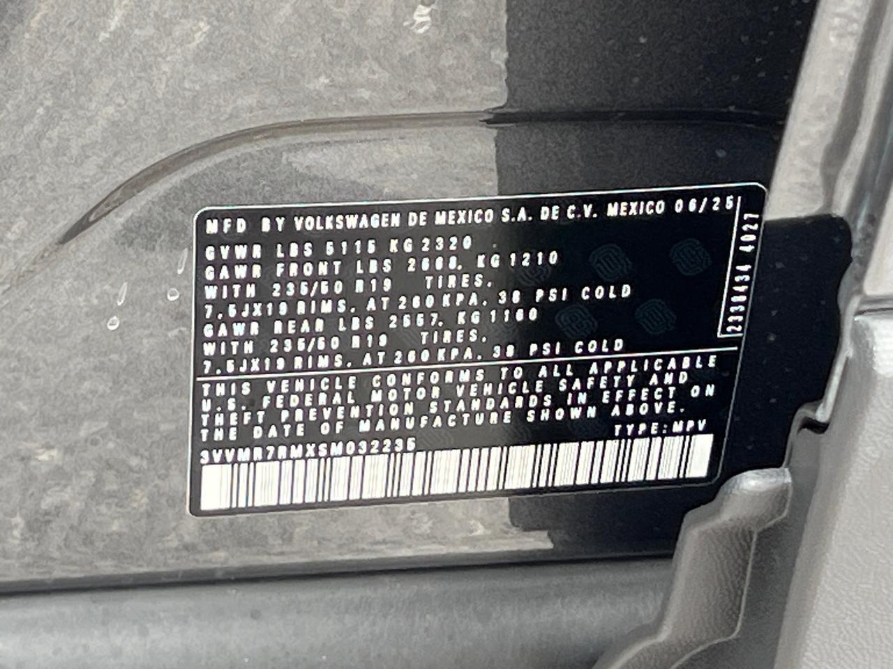 2025 Volkswagen Tiguan 2.0T SE Hagerstown MD