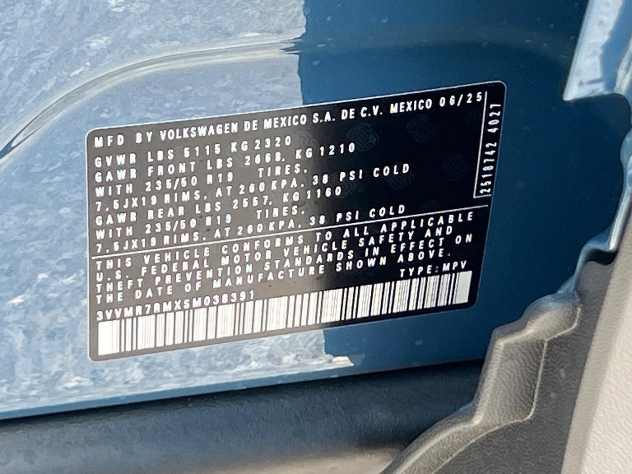 2025 Volkswagen Tiguan 2.0T SE Hagerstown MD