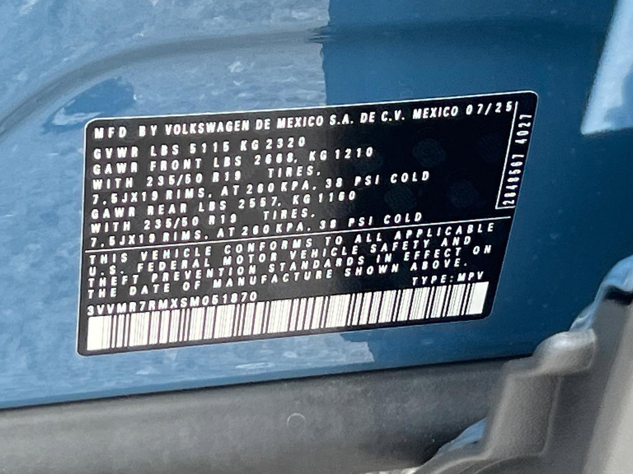 2025 Volkswagen Tiguan 2.0T SE Hagerstown MD