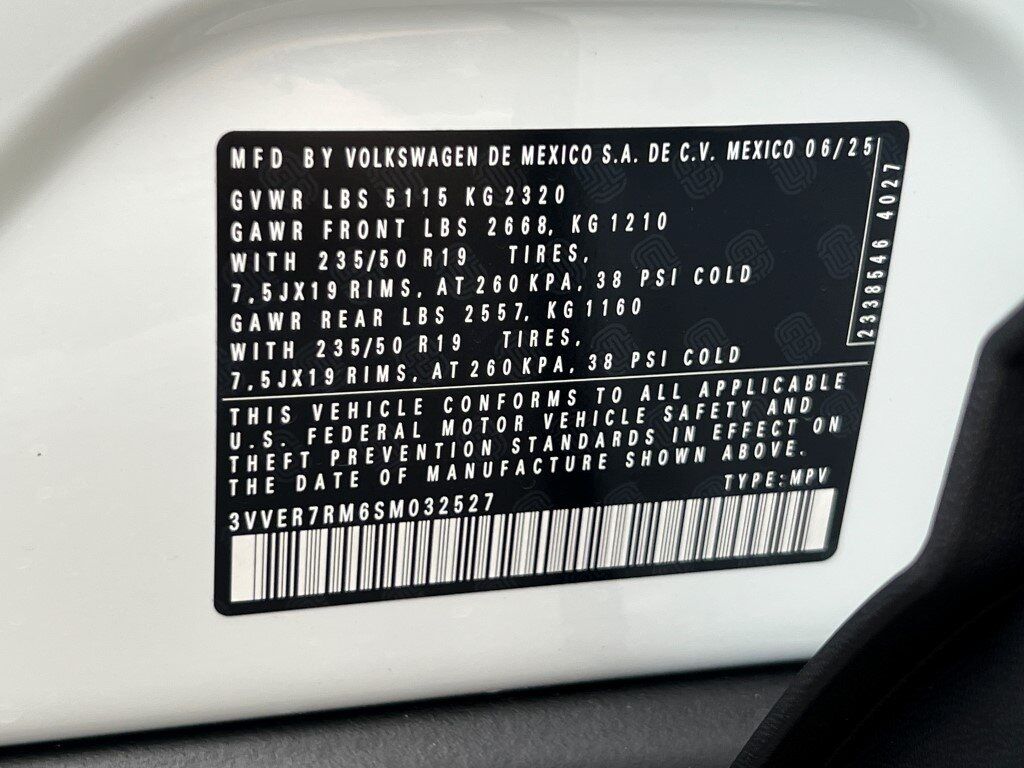 2025 Volkswagen Tiguan 2.0T SE Springfield VA