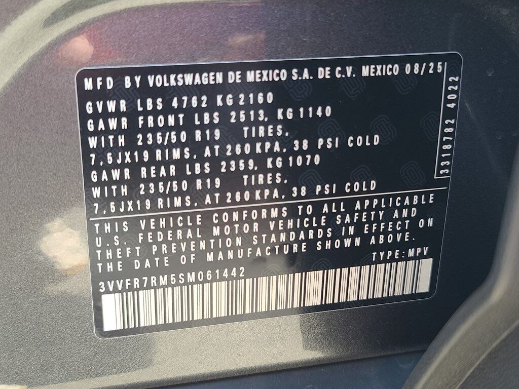 2025 Volkswagen Tiguan 2.0T SE Springfield VA