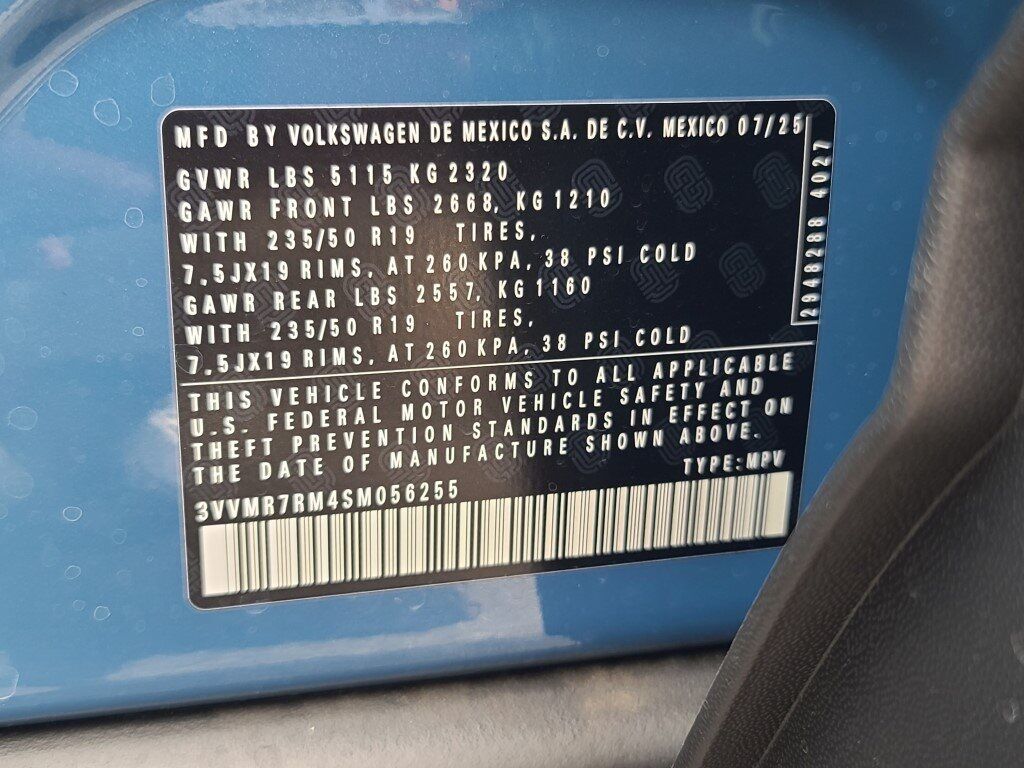 2025 Volkswagen Tiguan 2.0T SE Springfield VA