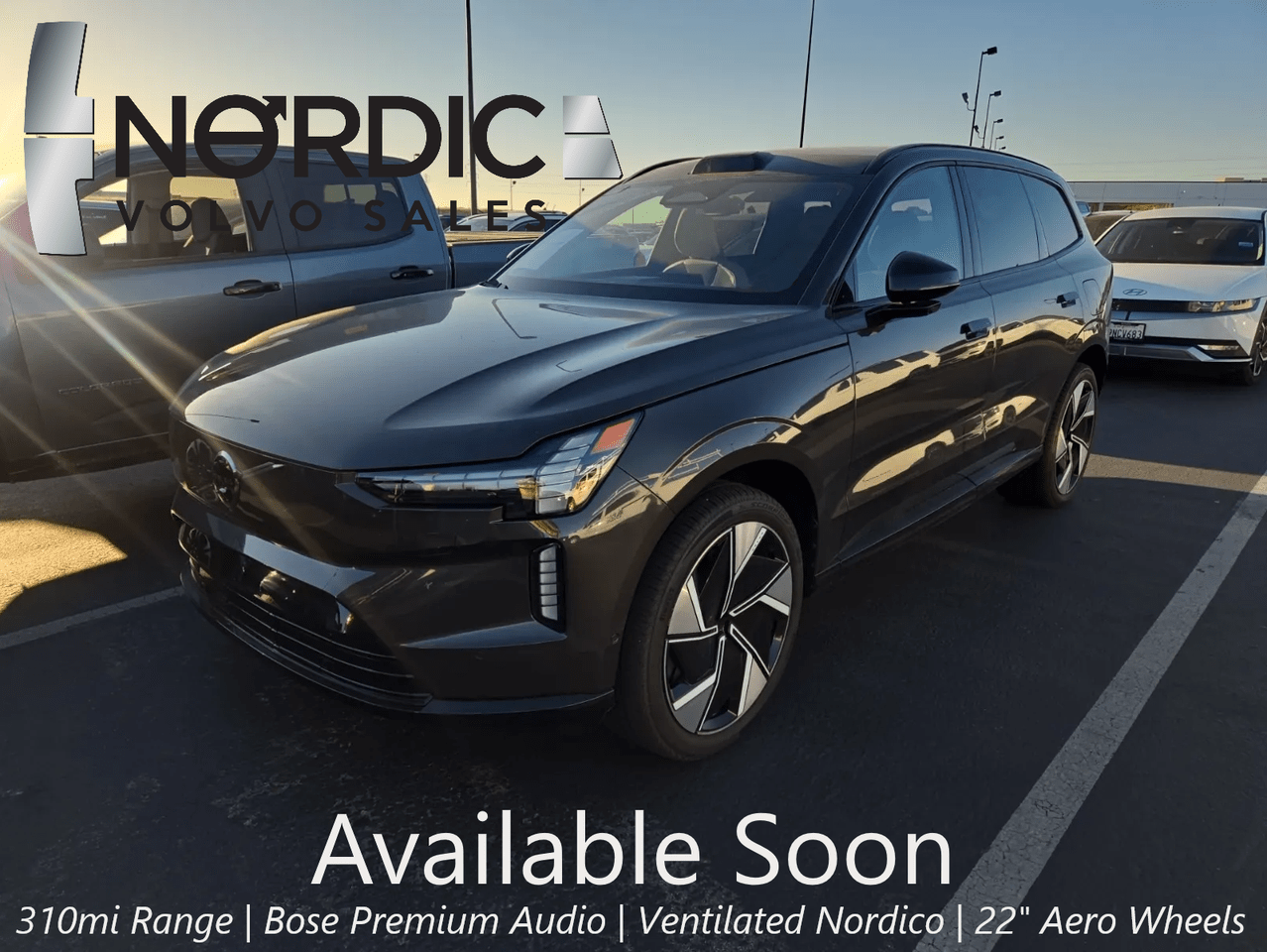 2025 Volvo EX90 Twin Motor PLUS | 310mi EV, Bose Audio, 6-Pass Center Walk, Pilot Assist & Ventilated Nordico