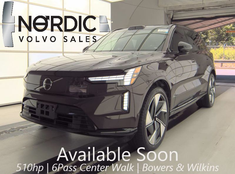 2025 Volvo EX90 Twin Motor Performance ULTRA | 510hp, 310mi EV, Bowers & Wilkins, 6-Pass Center Walk, 4 Heated Seats