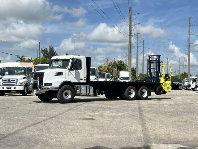 2025 Volvo VHD64B300 24' BABCO Steel Flatbed (Donkey Forklift NOT Included)