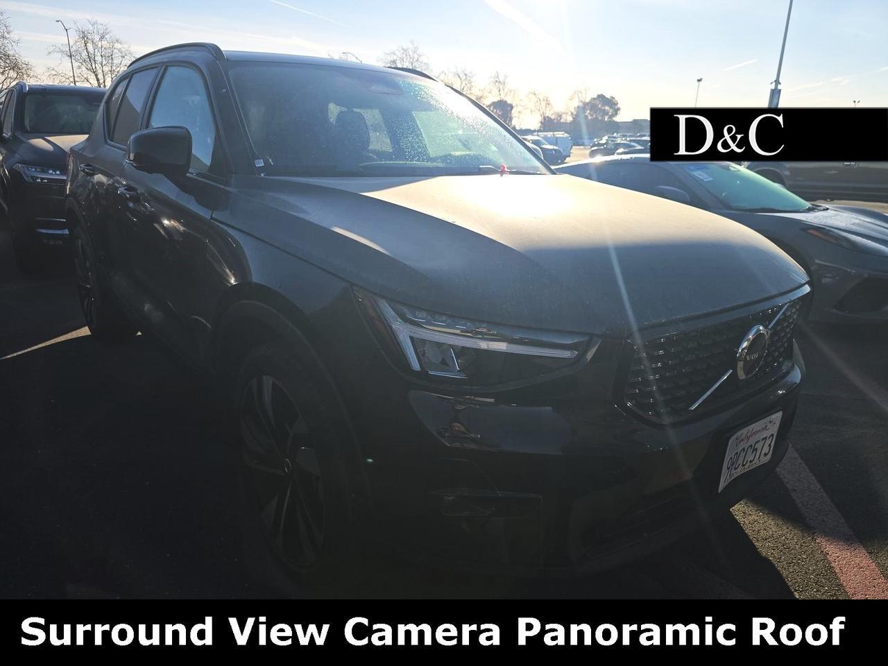 2025 Volvo XC40 B5 Plus Dark Theme Surround View Camera Panoramic Roof