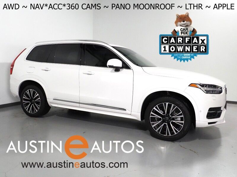 2025 Volvo XC90 T8 Plug-In Hybrid Plus AWD *NAVIGATION, DIGITAL COCKPIT, ADAPTIVE CRUISE, SAFETY ALERTS, 360 VIEW CAMERAS, PANORAMA MOONROOF, LEATHER, HEATED SEATS/STEERING, REMOTE START, 20 INCH WHEELS, APPLE CARPLAY