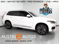 2025_Volvo_XC90 T8 Plug-In Hybrid Plus AWD_*NAVIGATION, DIGITAL COCKPIT, ADAPTIVE CRUISE, SAFETY ALERTS, 360 VIEW CAMERAS, PANORAMA MOONROOF, LEATHER, HEATED SEATS/STEERING, REMOTE START, 20 INCH WHEELS, APPLE CARPLAY_ Round Rock TX