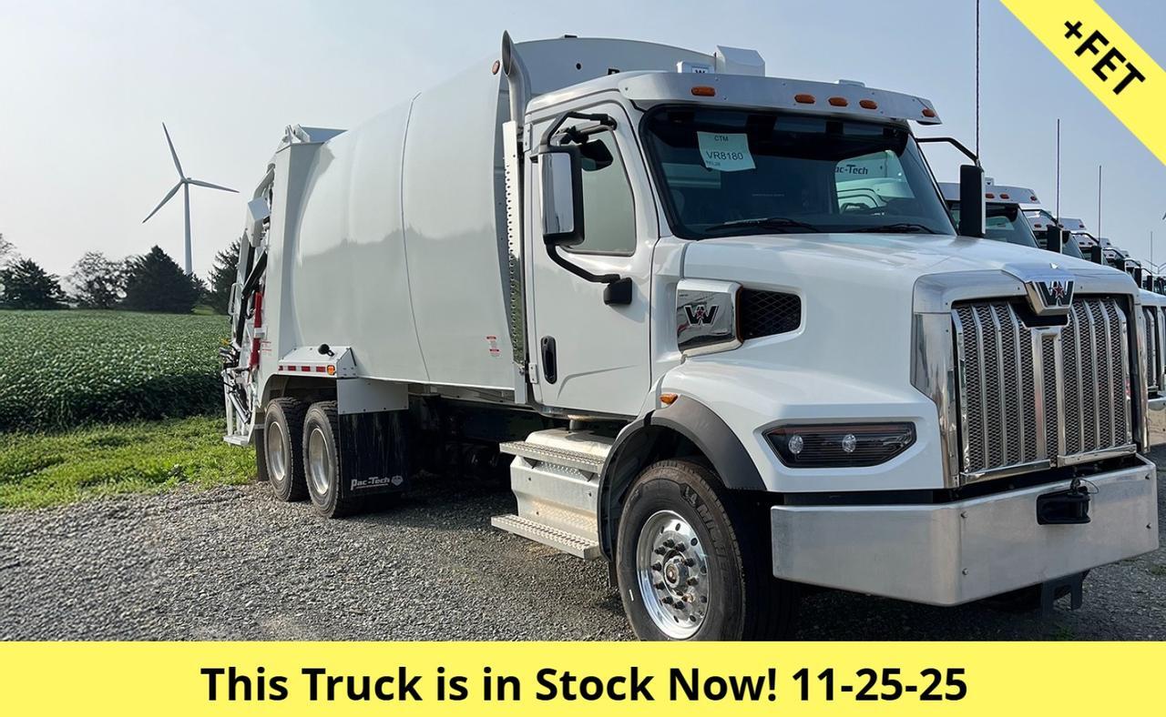 2025 Western Star 47X 25 Yard Pac Mac Rear Loader Garbage Truck