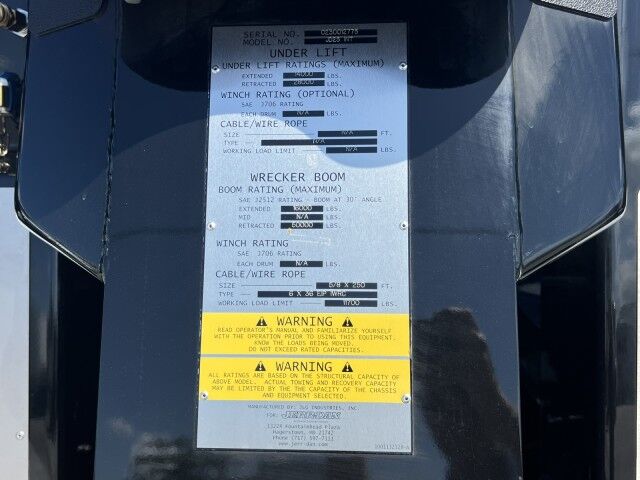 2025 Western Star 49X Extended Cab Jerr-Dan JD25 Integrated Heavy Duty Wrecker Truck Miami FL