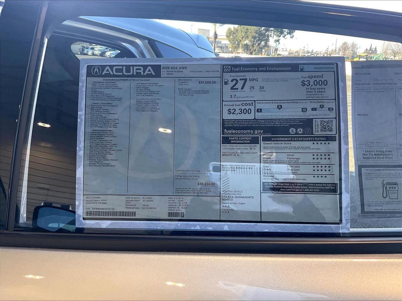 2026 Acura ADX Roseville CA